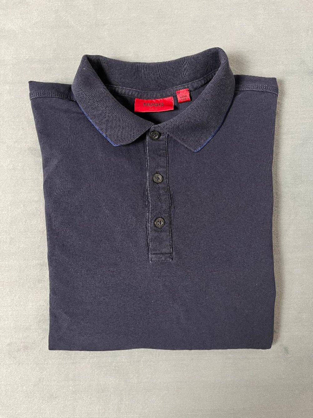 Hugo Boss Polo Shirt Women Medium Black Casual